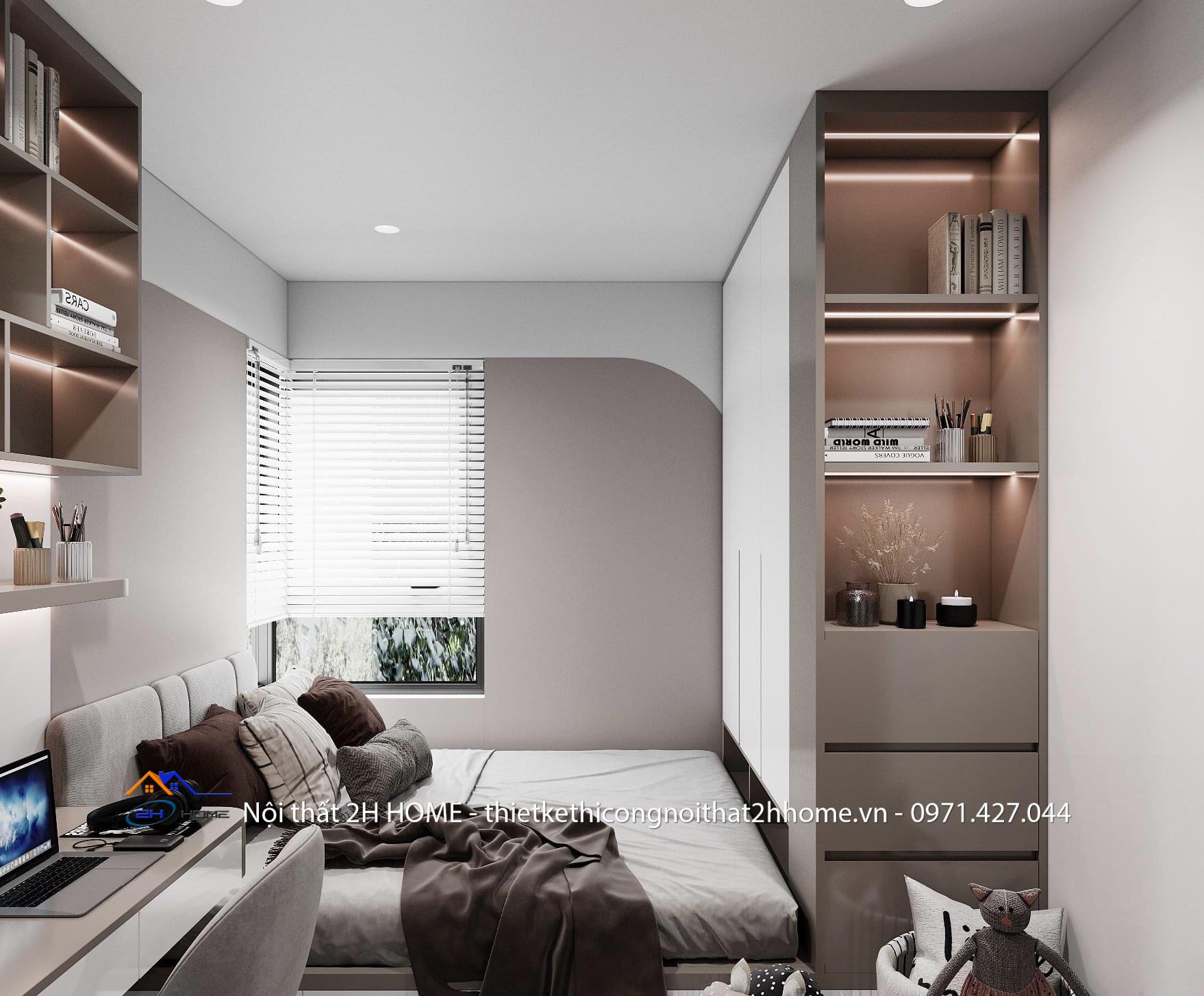 thiết kế nội thất chung cư 97m2